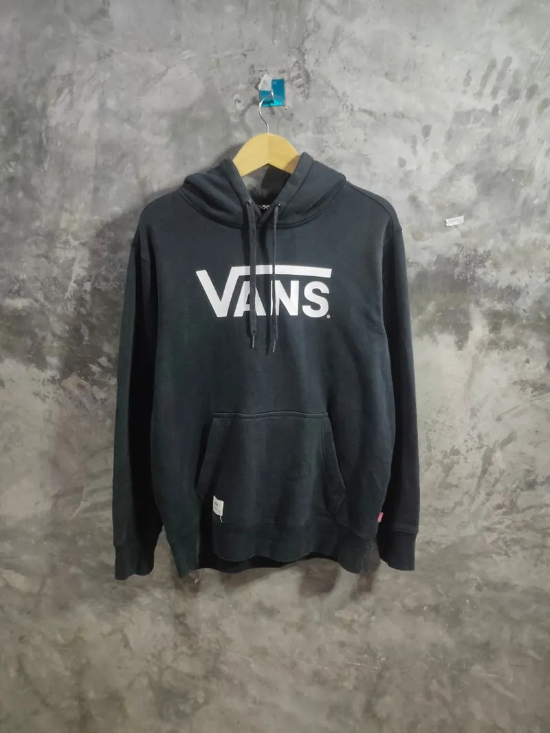 Vans Vintage Casual Hoody Pria black