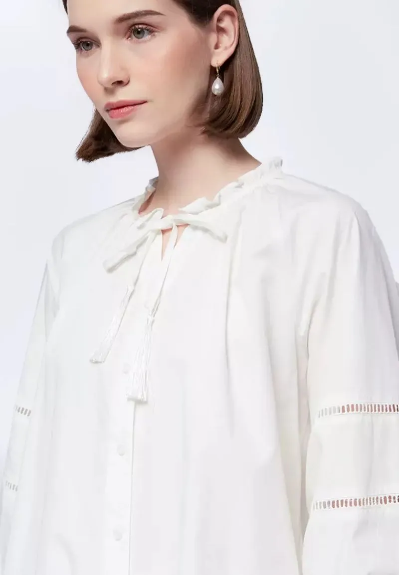 Executive Casual Blouse Wanita white photo 1