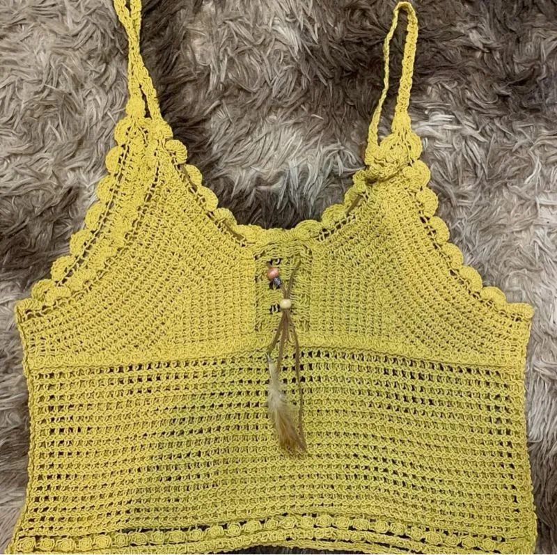Coquette Casual Cardigan Wanita orange yellow photo 1