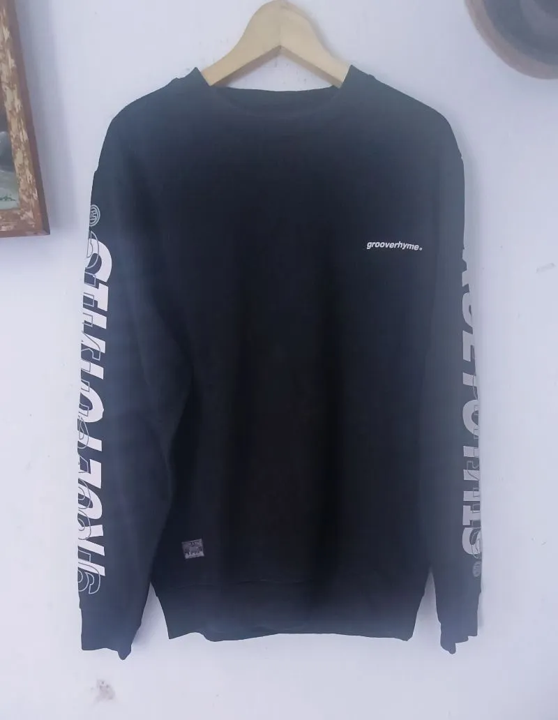 Grooverhyme Streetwear Sweatshirt Pria black photo 1