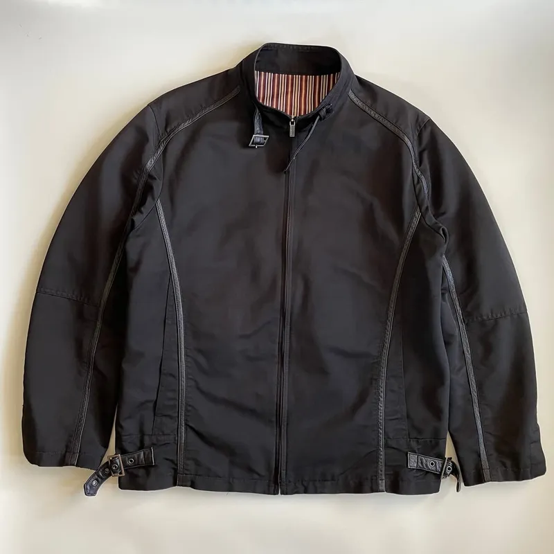 Intermezo Vintage Biker Leather jacket Pria black photo 1