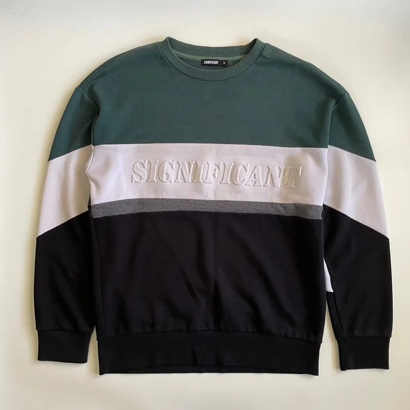 Indie Casual Sweatshirt Pria green black photo 1