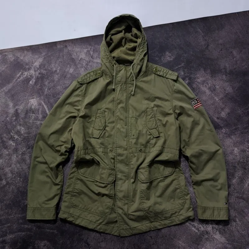 Tommy Hilfiger Grunge Avant Garde Parka Pria green photo 1