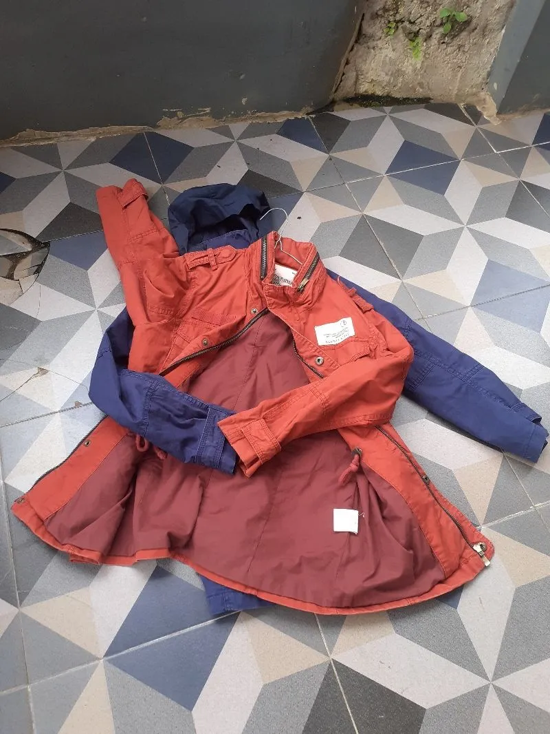 TBJ Nearby Vintage Parka Pria navy red photo 1
