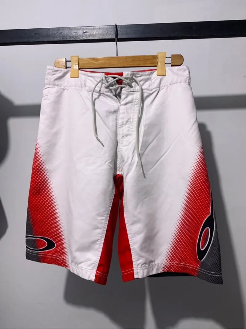 Oakley Vintage Streetwear Short Pria white red photo 1