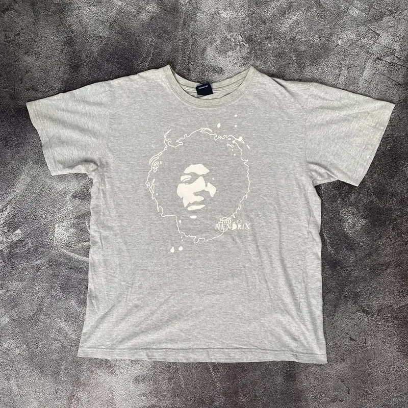 Vintage Grunge T-shirt Pria gray photo 1