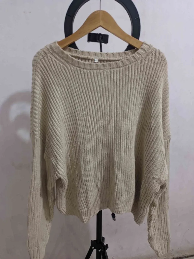 Casual Wanita cream photo 1
