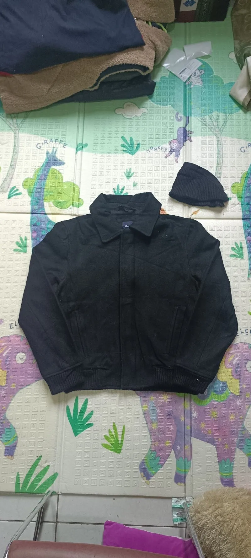 GAP Y2K Casual Harrington jacket Pria black photo 1