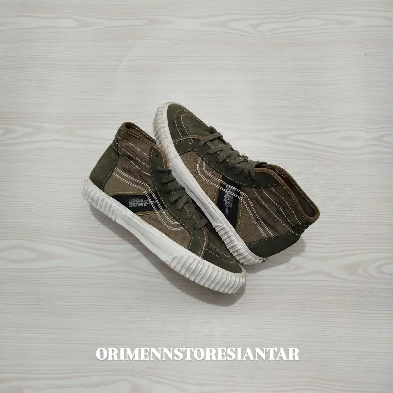 VANS Casual Sneakers Pria white green photo 1