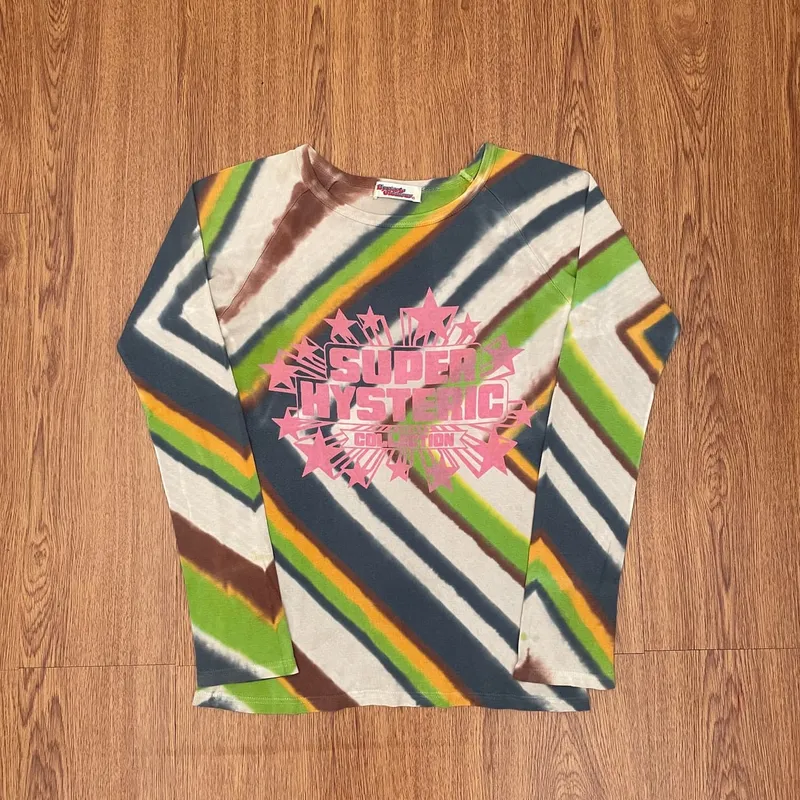 Hysteric Glamour Y2K Avant Garde Blouse Wanita multicolor photo 1