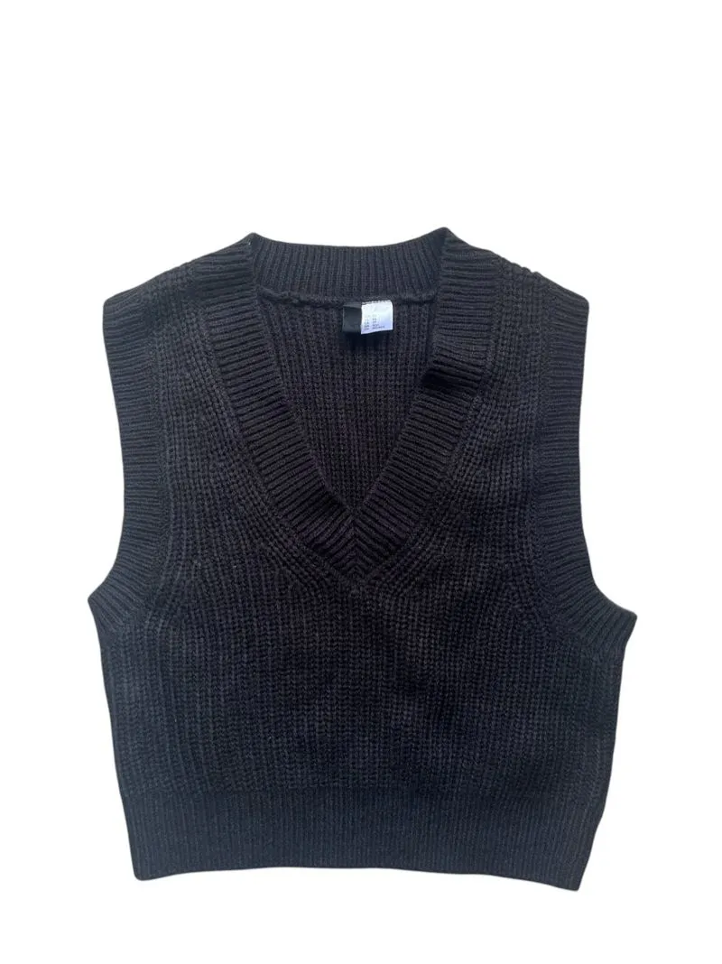 H&M Indie Casual Vest Wanita black photo 1