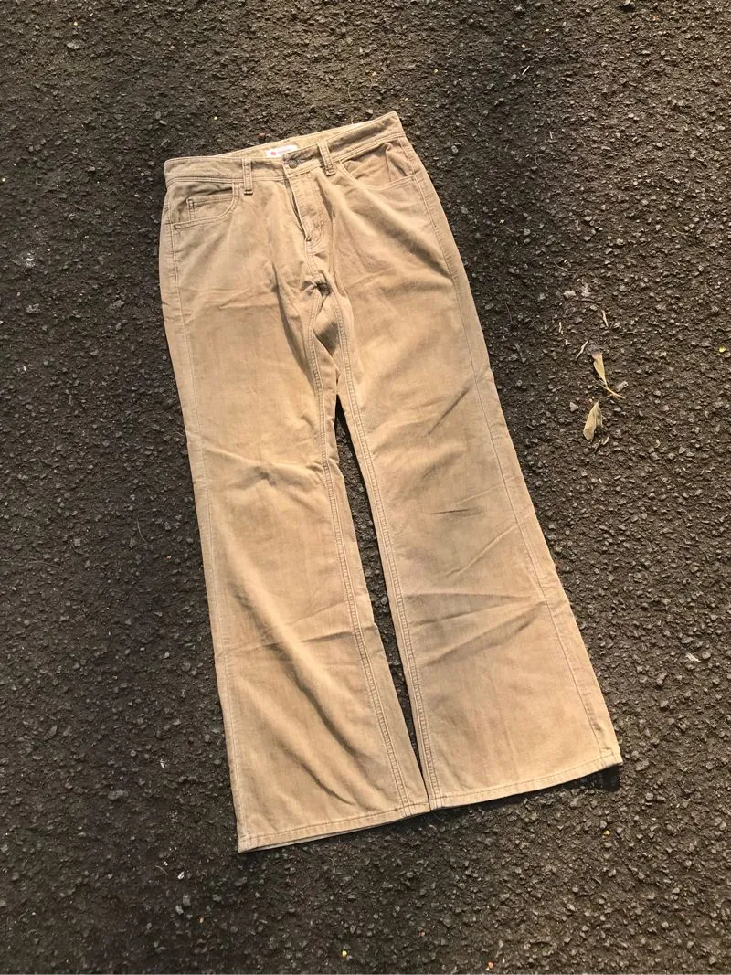 Vintage Y2K Dungaree Pria tan photo 1