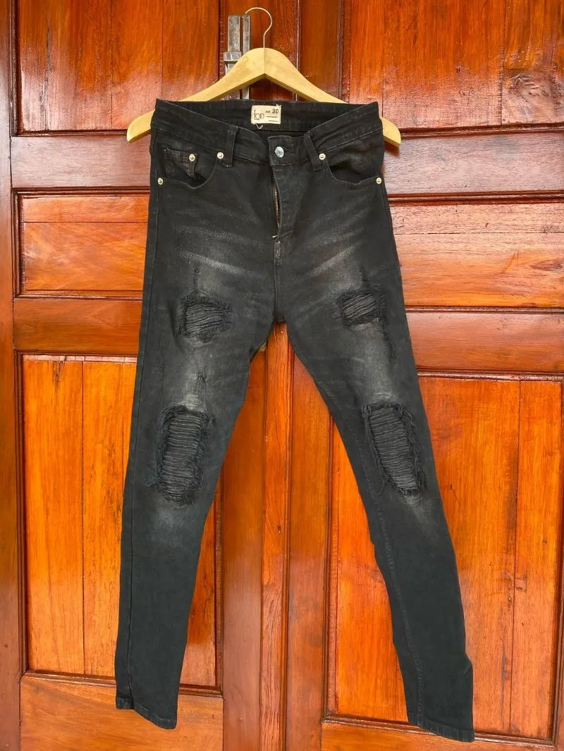 Closed Denim Biker Jeans Pria black photo 1