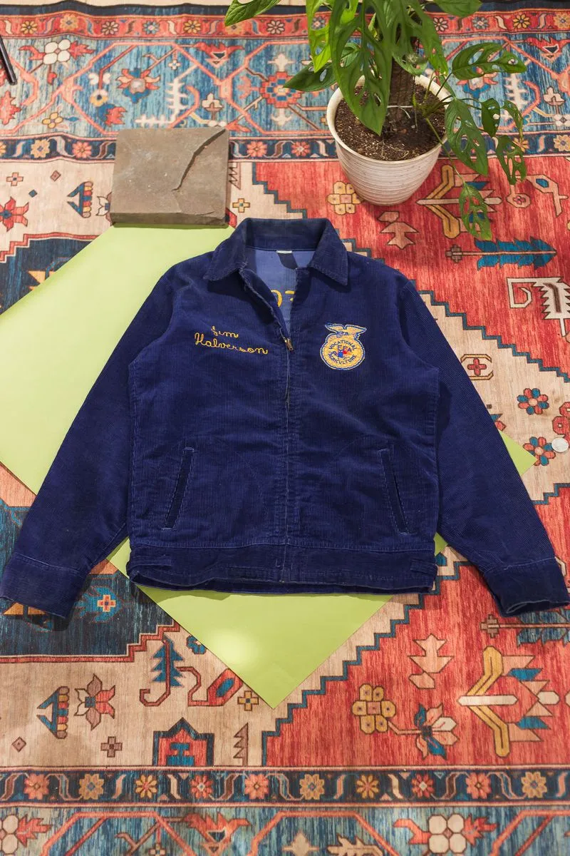 Vintage Windbreaker Pria navy photo 1