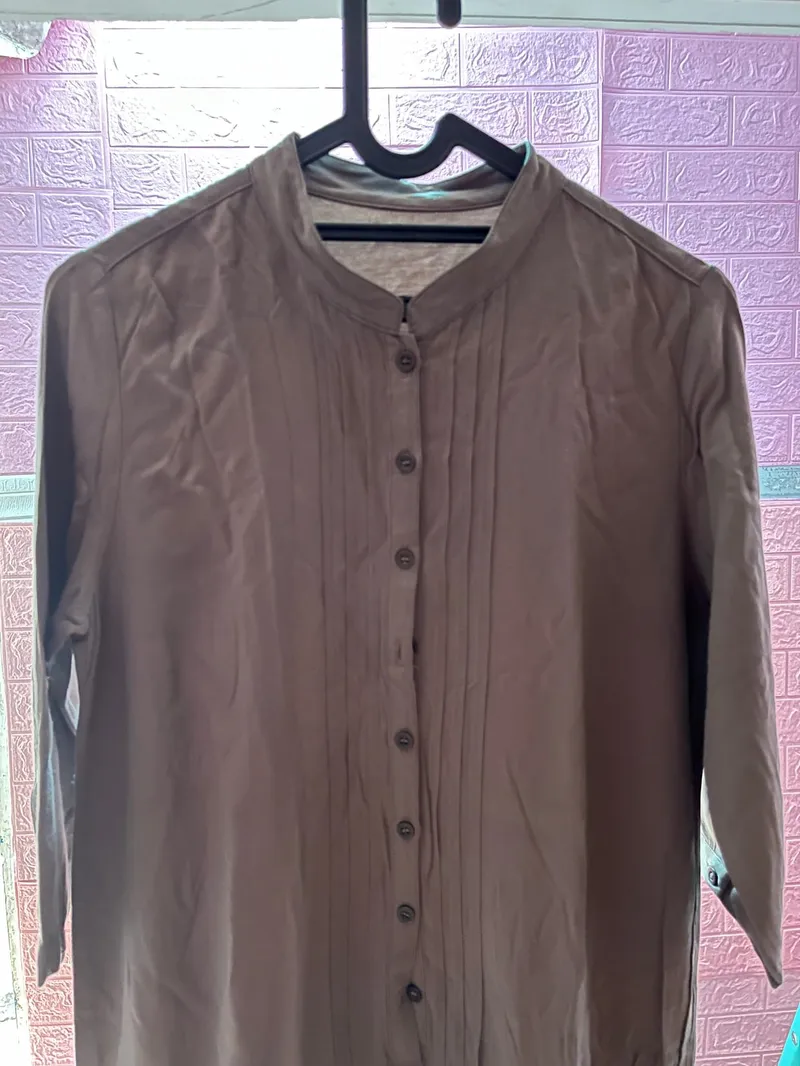 Vintage Casual Jumpsuit Wanita brown gray photo 1