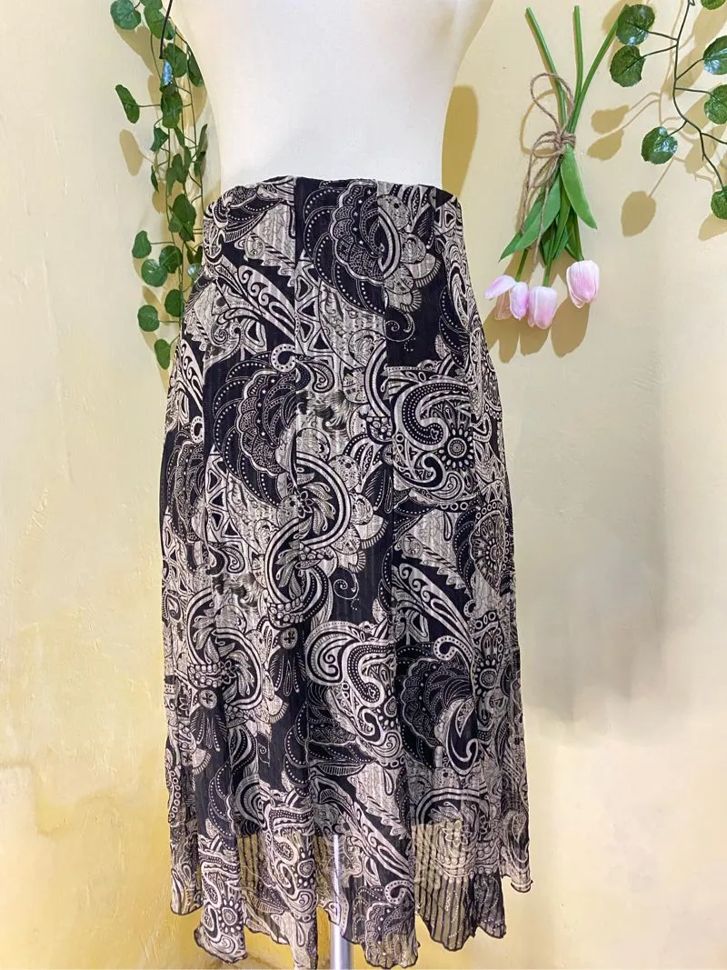 Vintage Skirt Wanita brown photo 1