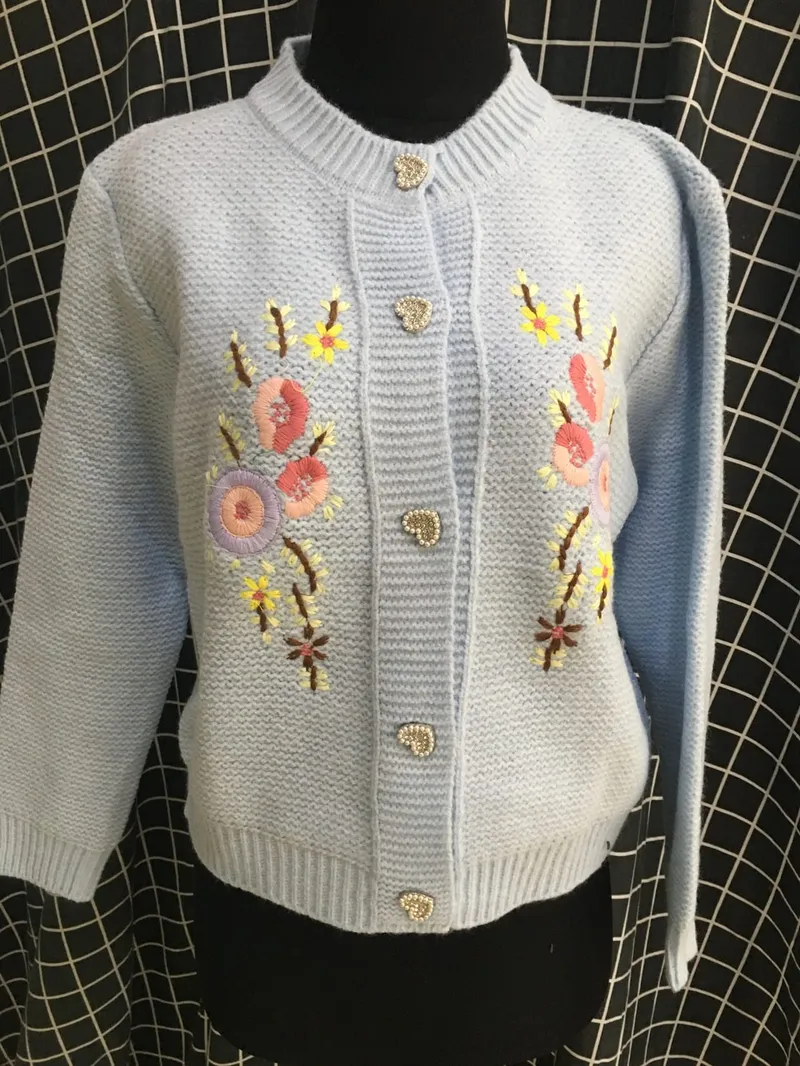 Casual Sweater Wanita blue photo 1