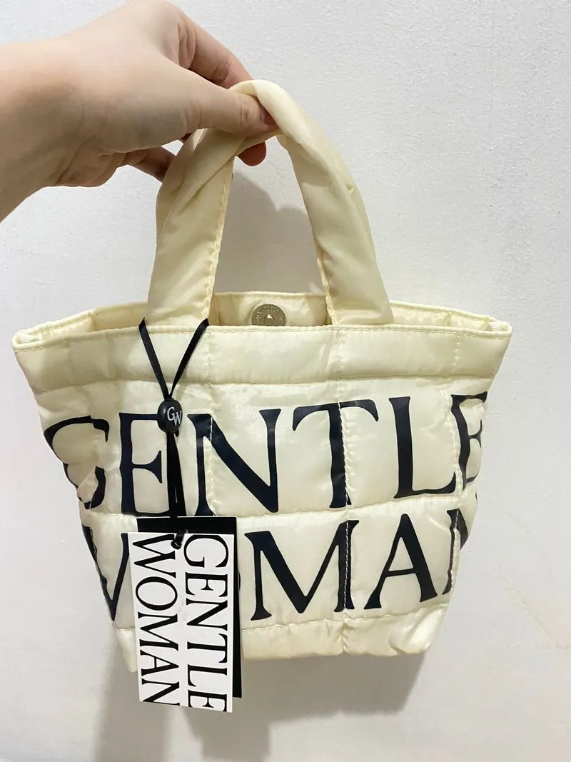 GENTLEWOMAN Minimalist Casual Handbag Wanita white photo 1
