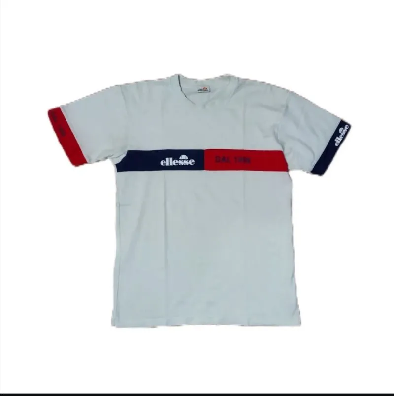 Ellesse Minimalist T-shirt Pria white photo 1