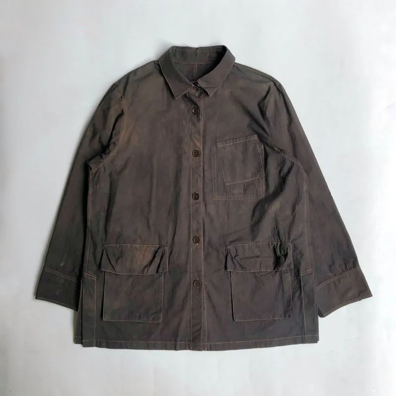 Gorpcore Avant Garde Parka Pria brown photo 1