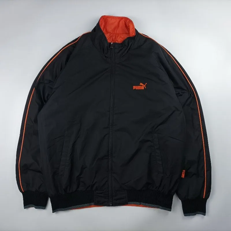 Puma Casual Windbreaker Pria black orange photo 1
