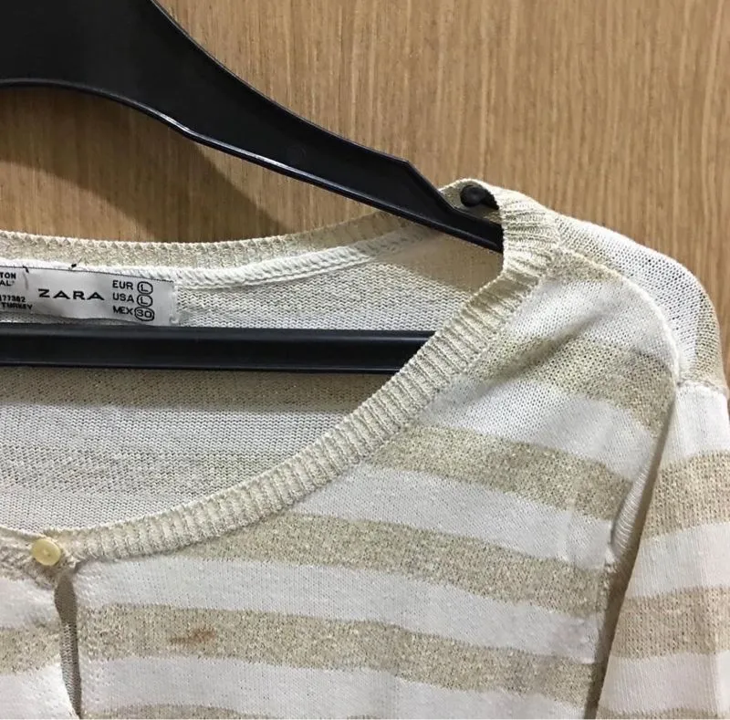 ZARA Minimalist Cardigan Wanita multicolor photo 1