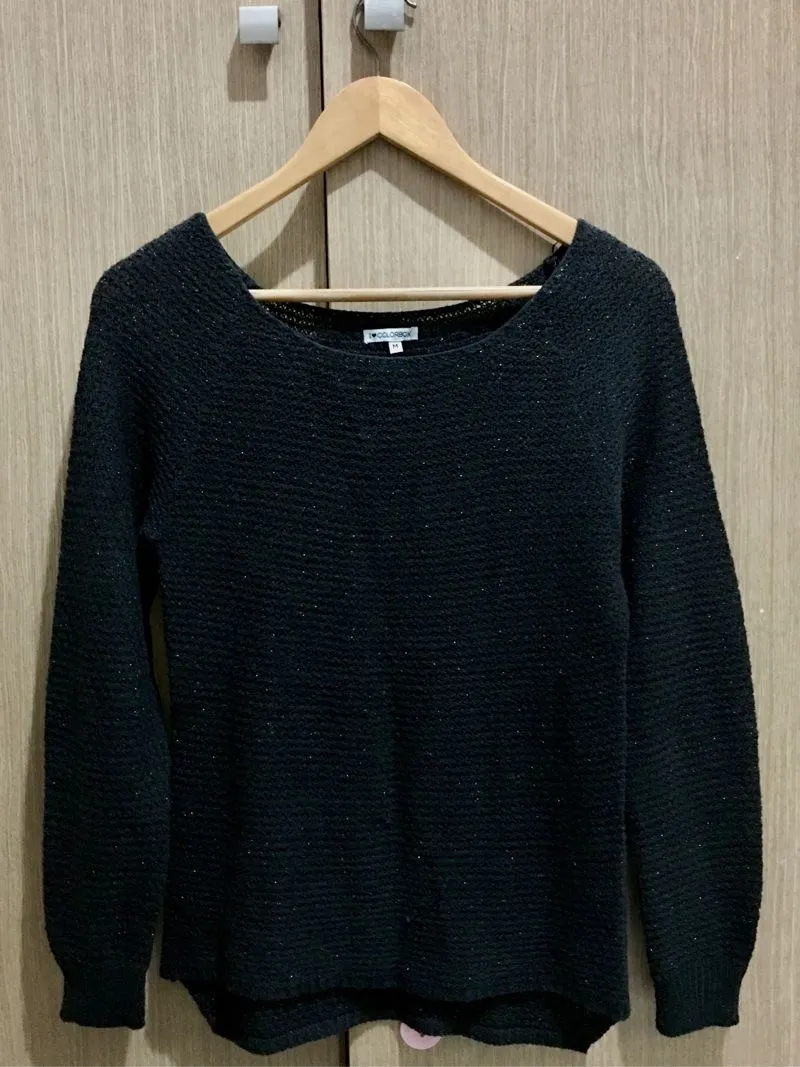 COLORBOX Luxury Casual Sweater Wanita black photo 1
