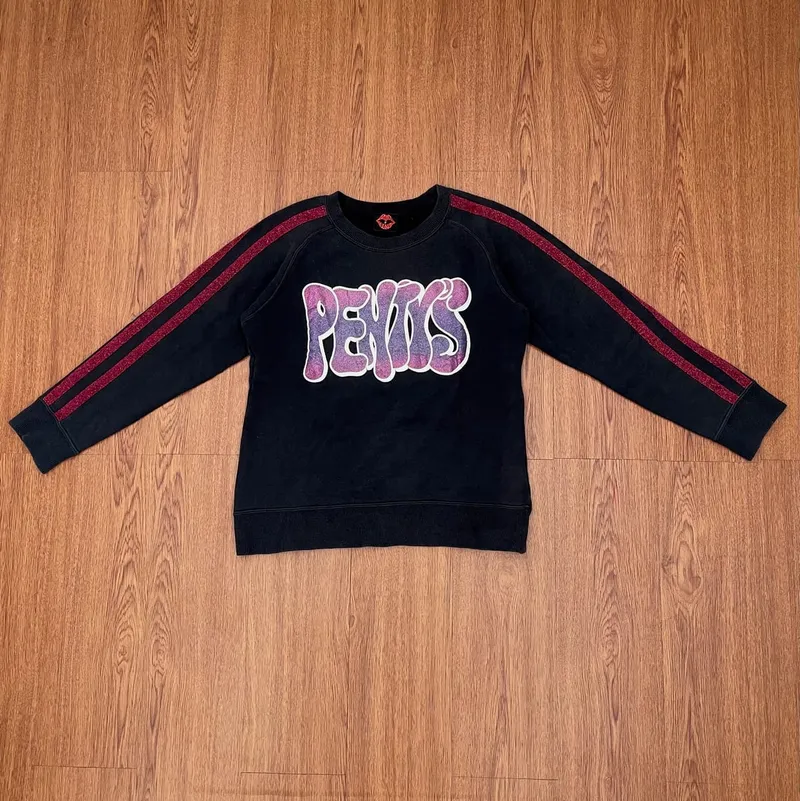 Japanese brand Y2K Sportswear Sweater Wanita black photo 1