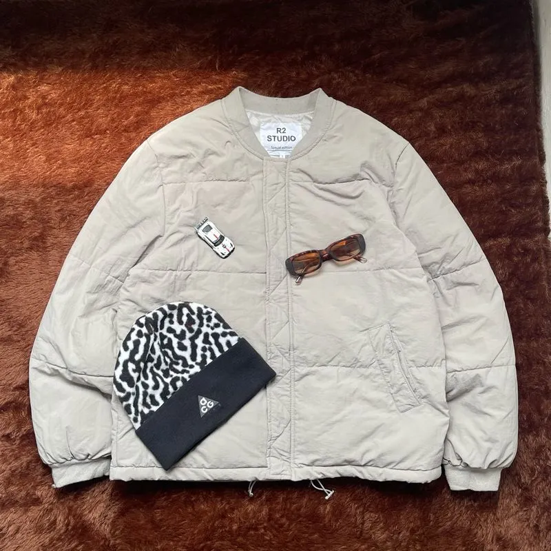 Gorpcore Grunge Puffer jacket Pria gray photo 1