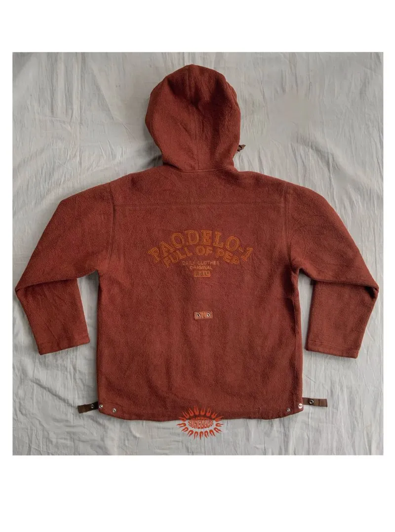 Zipper Hooded Jacket by Habit de dpl Sherpa Jacket Technical photo 1