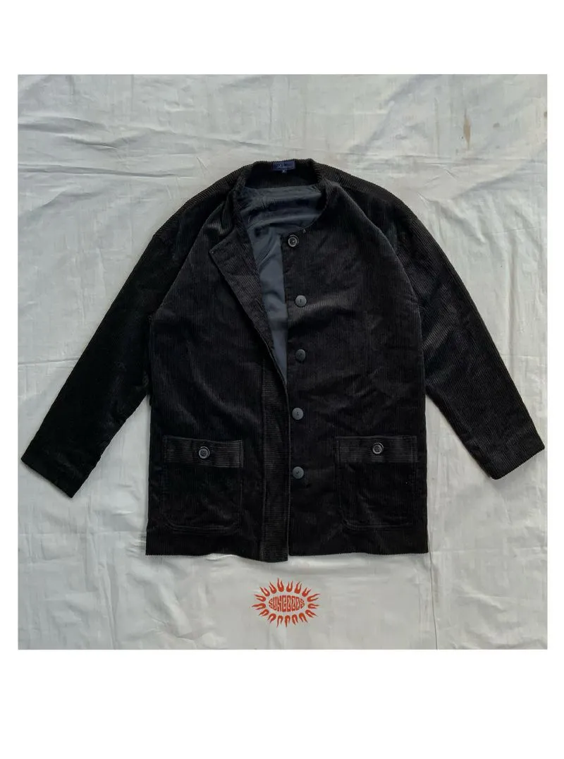 Accortise Colarless Corduroy Jacket with Pocket photo 1