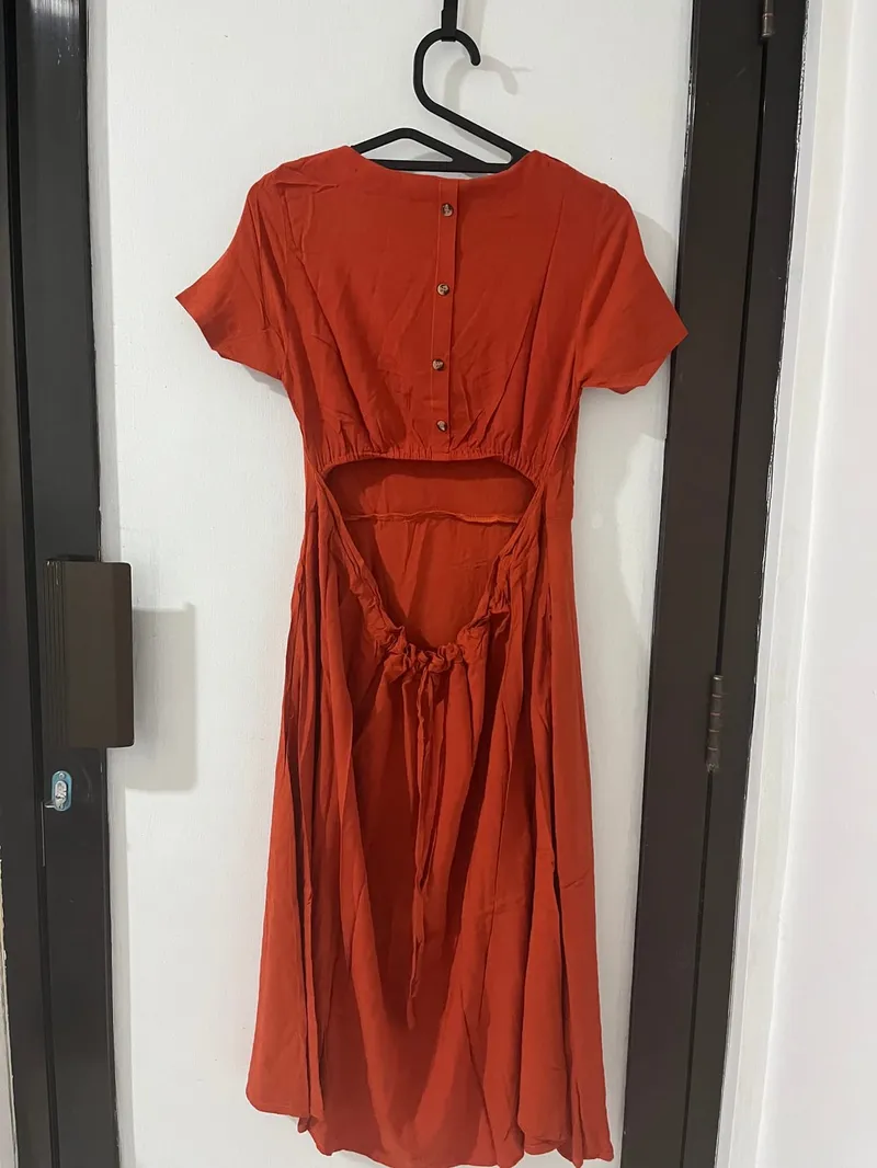 white christmas dresses Triset Casual Full Checks Midi Dress Wanita – Matahari.com main image 1