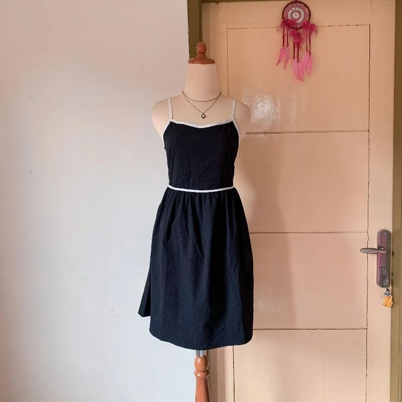 Casual Midi dress Wanita black photo 1