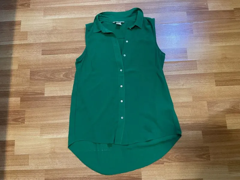 H&M Casual Shirt Wanita green photo 1