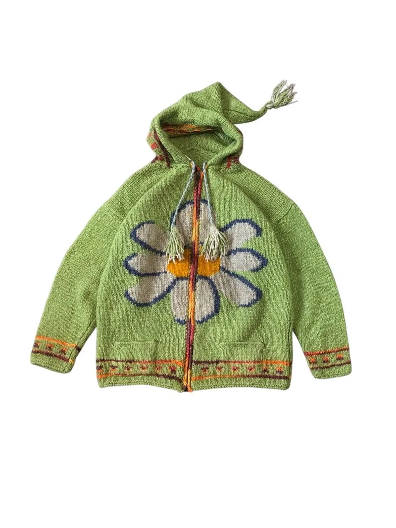 Vintage Sweater Wanita green photo 1