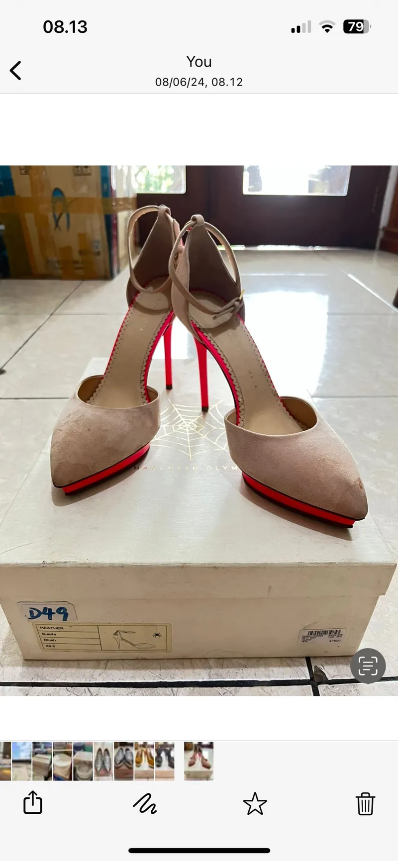 Charlotte Olympia Luxury Heels Wanita tan photo 1