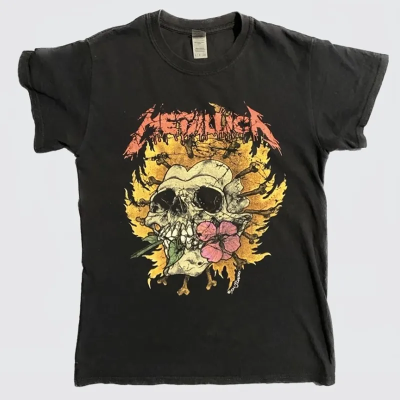 Metallica Vintage T-shirt Pria black