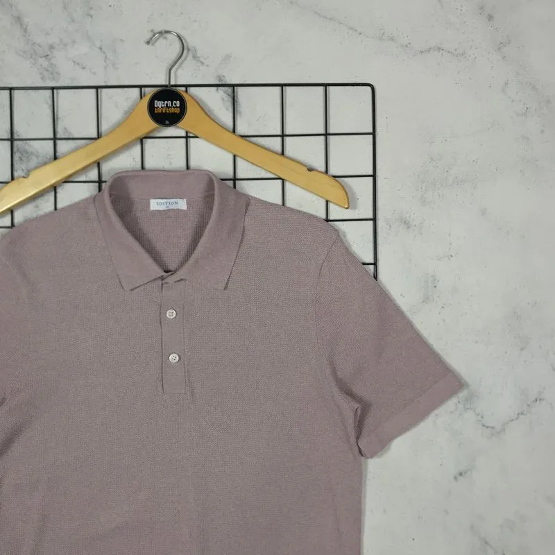 Casual Polo shirt Pria pink photo 1