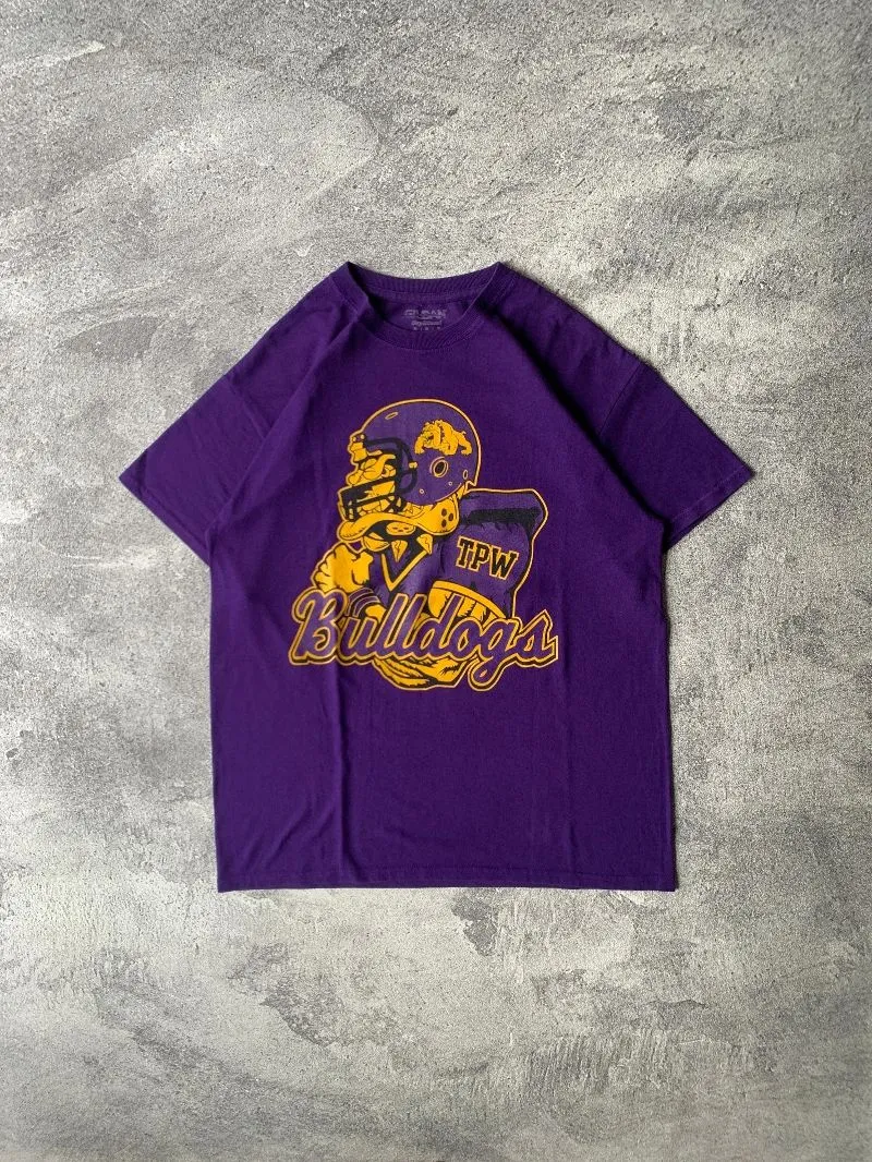 Gildan Vintage Streetwear T-shirt Pria purple photo 1