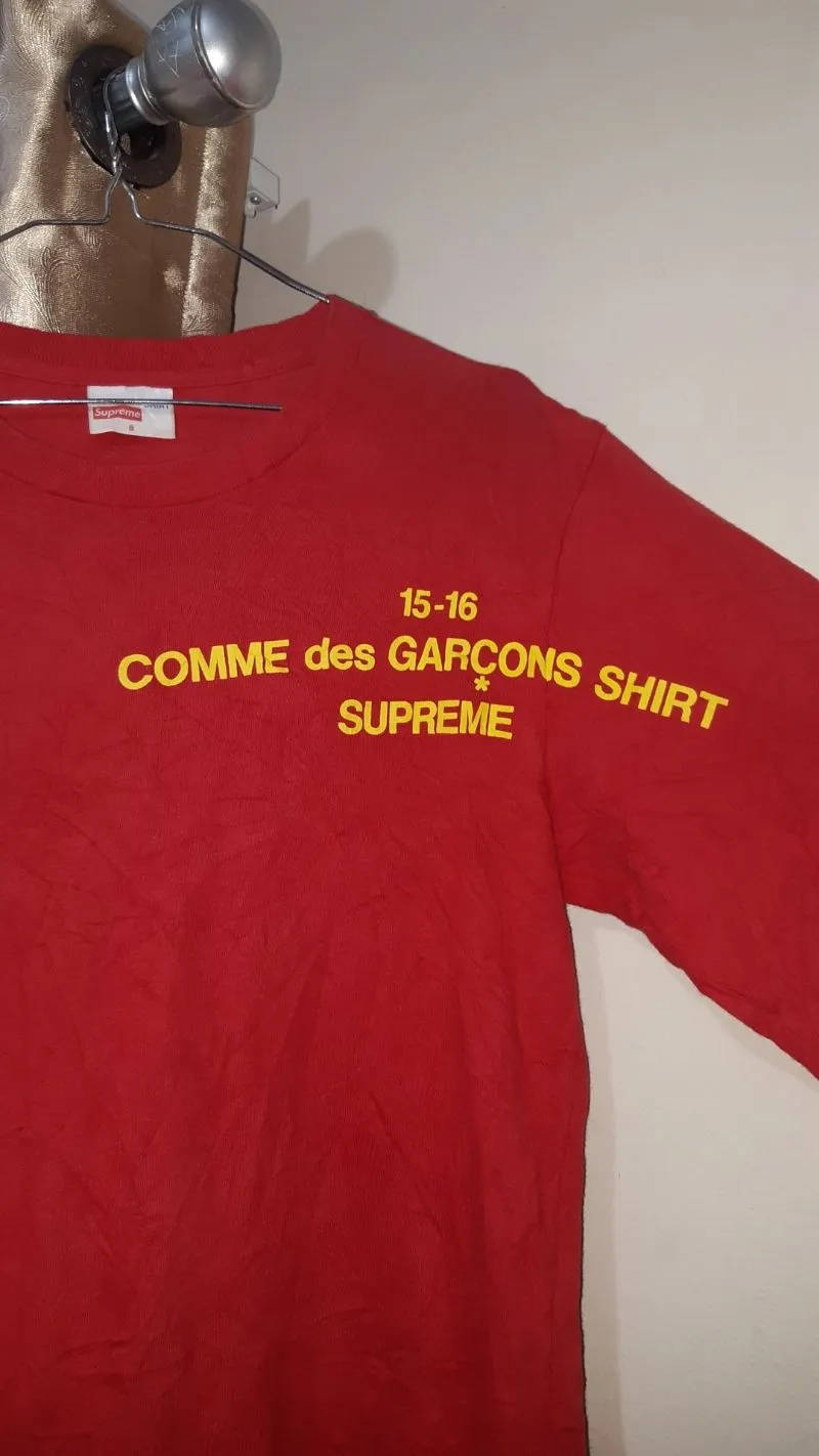 Supreme Streetwear Luxury T-shirt Pria red photo 1