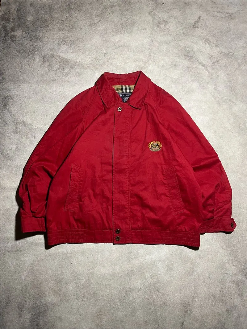 Burberry Luxury Harrington jacket Pria red photo 1