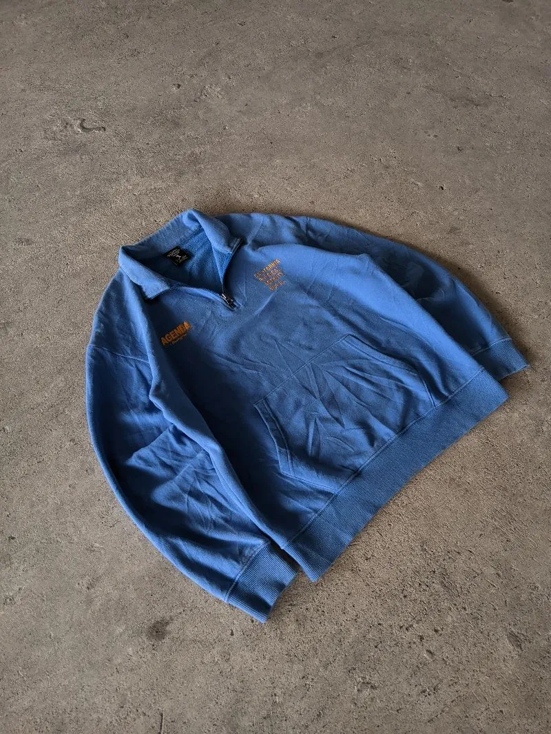 WHO.A.U Casual Sweatshirt Pria blue photo 1