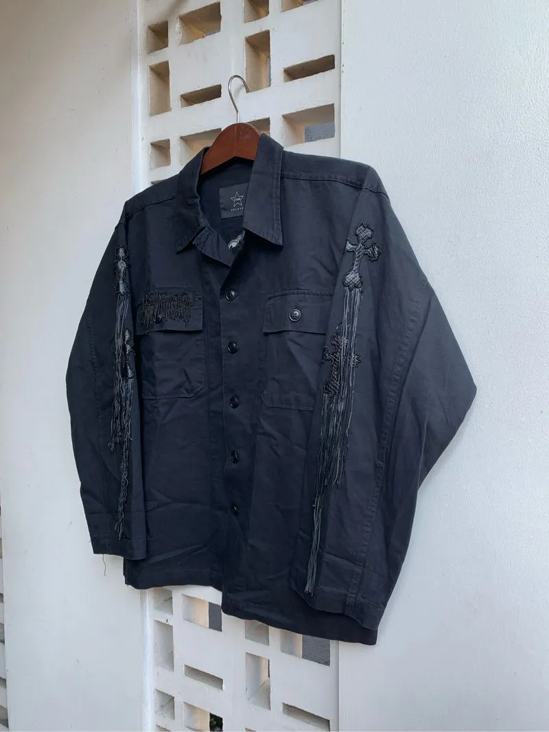 Chrome Hearts Vintage Avant Garde Casual shirt Pria black photo 1