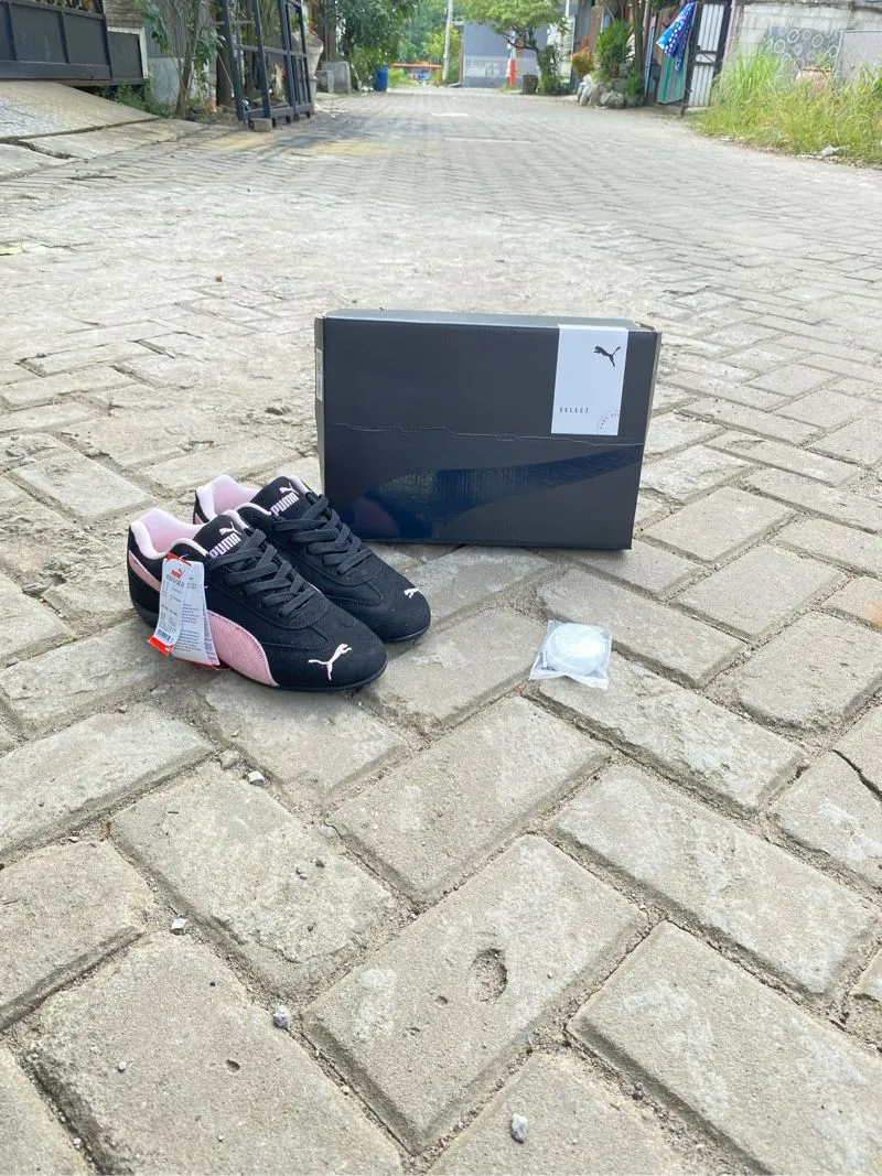Puma Streetwear Casual Sneakers Wanita pink black photo 1