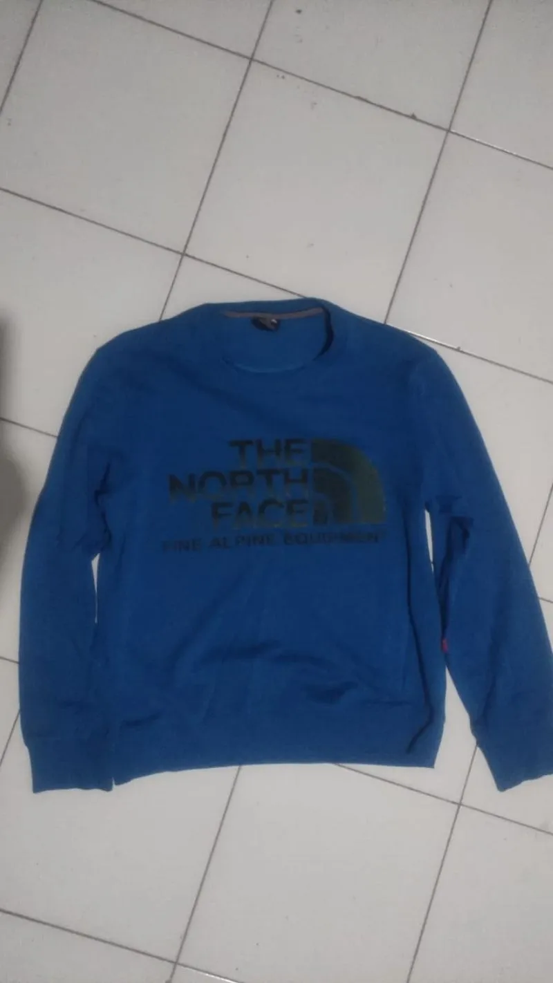The North Face Streetwear Casual Fleece Pria khaki blue photo 1