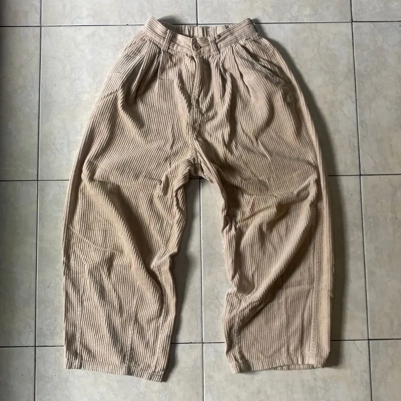 Japanese brand Streetwear Casual pants Pria cream photo 1