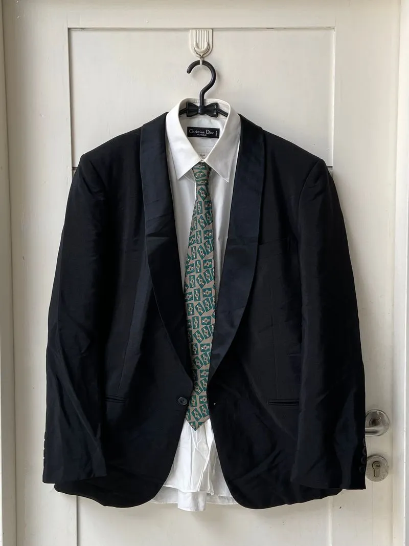 Dior Casual Suit Pria black photo 1