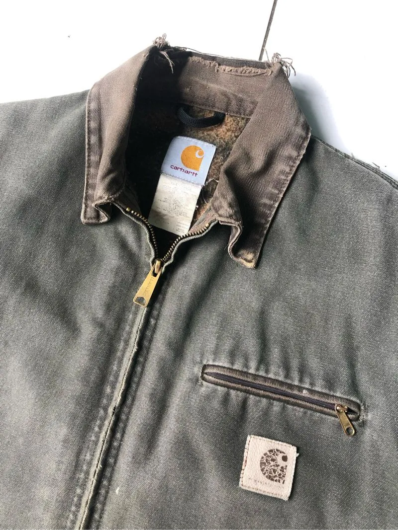 Carhartt Vintage Y2K Denim jacket Pria green photo 1