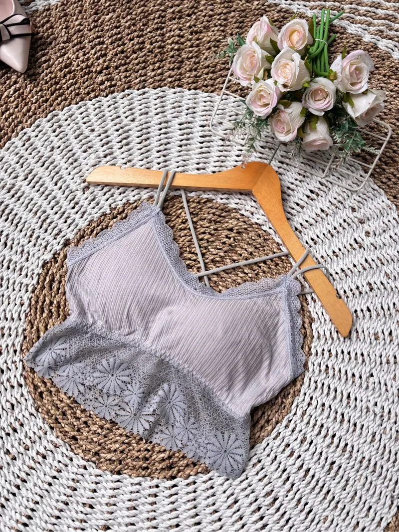 Casual Bralette Wanita gray photo 1