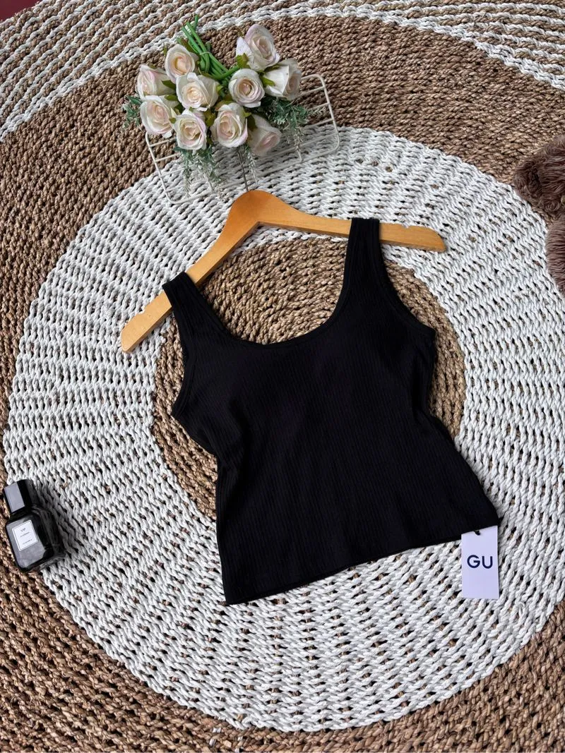 GU Casual Bralette Wanita black photo 1